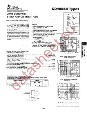 CD4085BNSRG4 datasheet  